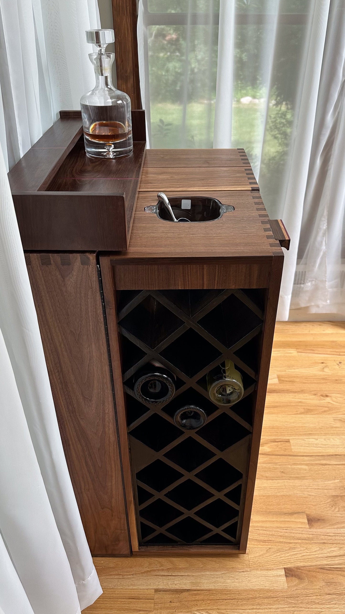 Walnut Mini Bar